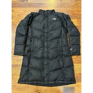 The North Face Girls 550 Down Parka Black Size XL Warm Winter Coat Outdoor Gear
